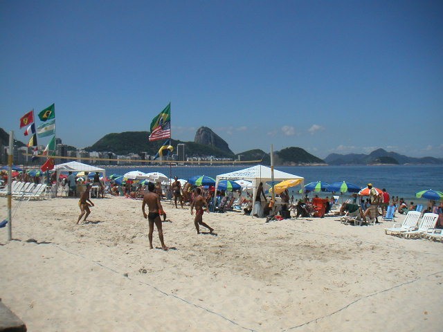 Beach Volley sur Copacabana Beach