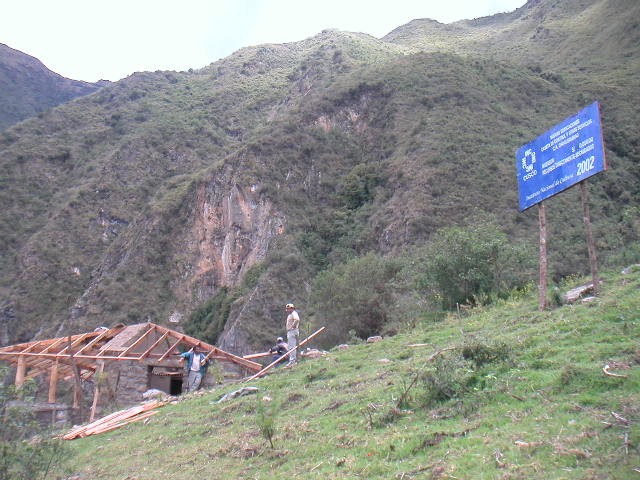 Futur bureau de paiement de droit d'accès au Choquequirao Futur bureau de paiement de droit d'accès au Choquequirao